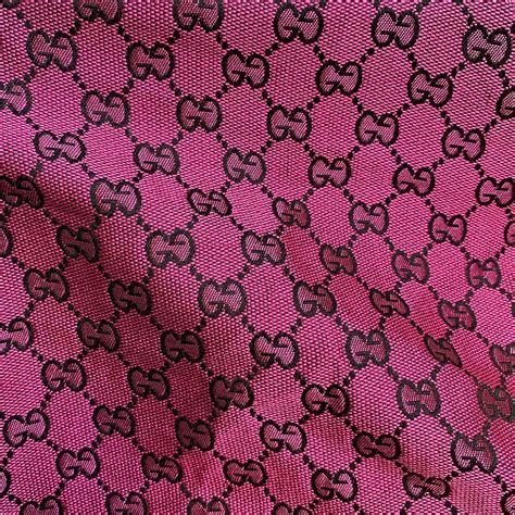 pink gucci fabric